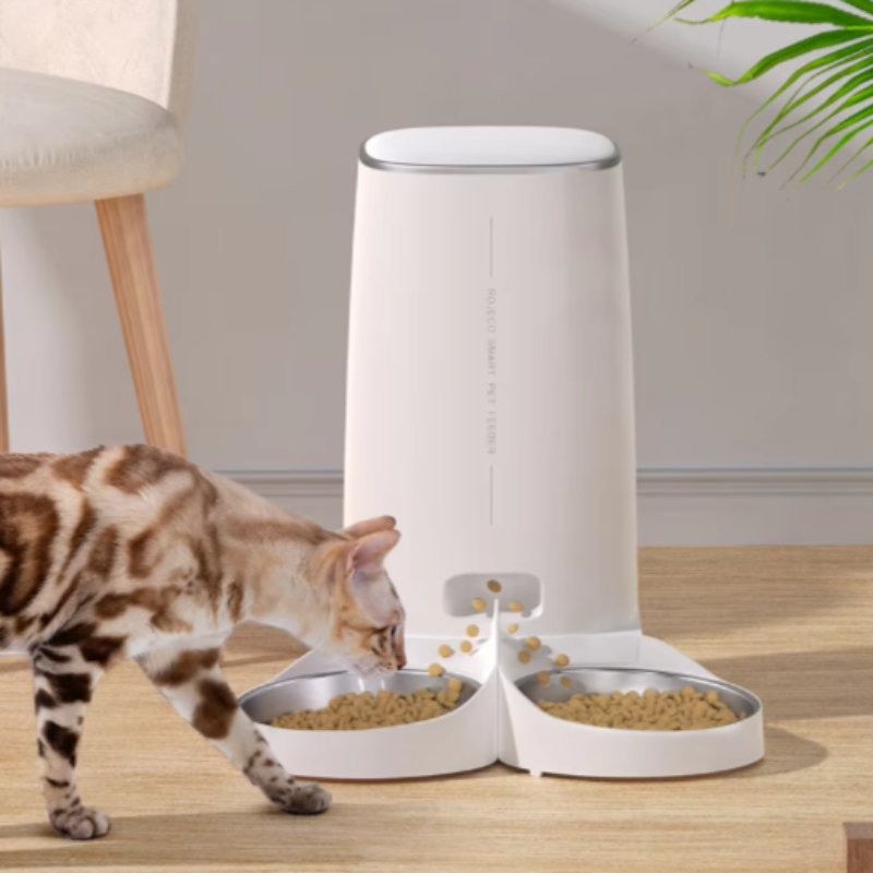 Double Bowl Automatic Pet Feeder 4L Wi - Fi - Equilibrium Pet