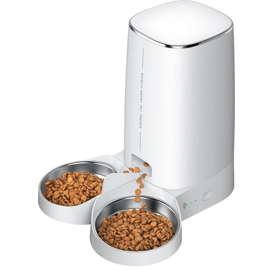 Double Bowl Automatic Pet Feeder 4L Wi - Fi - Equilibrium Pet