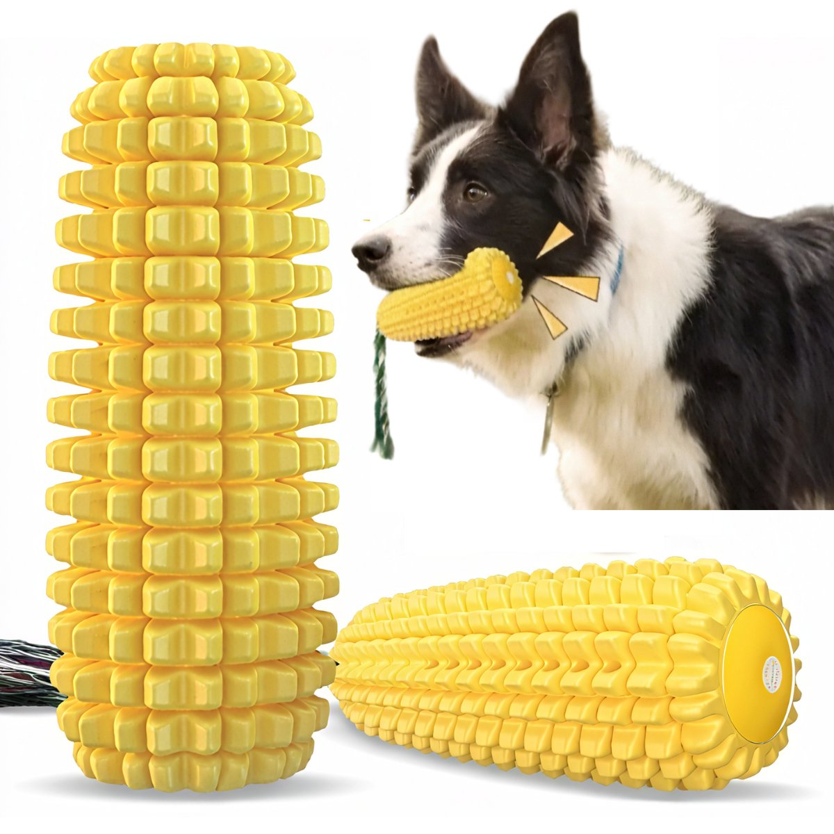 Indestructible Corn Chew Toy - Equilibrium Pet